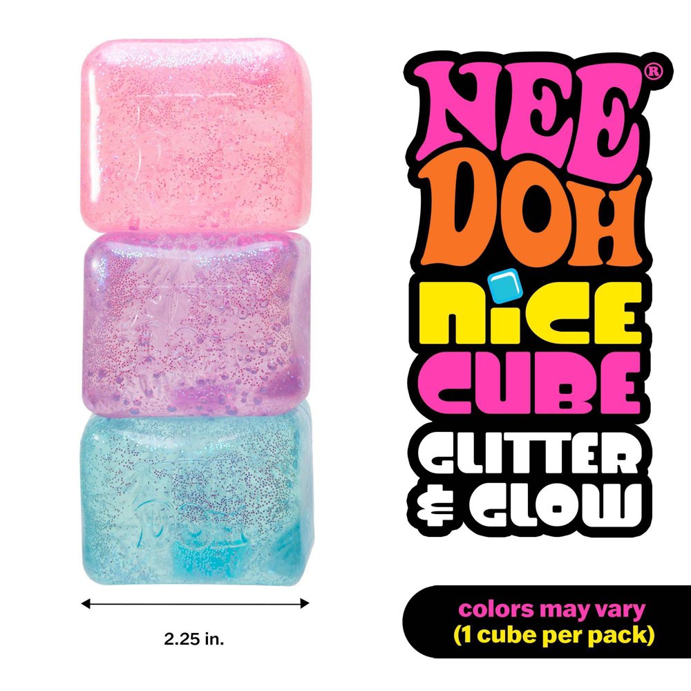 NeeDoh Nice Cube Glow - Squishme